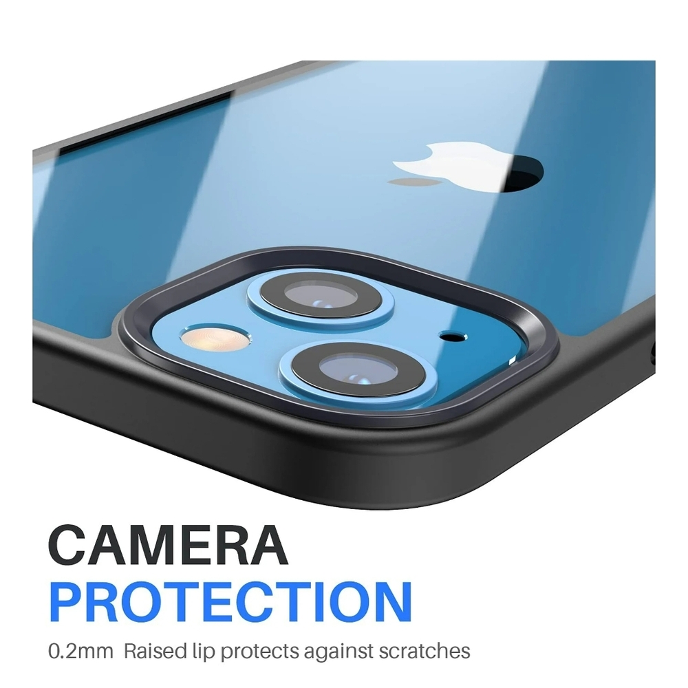 Matte Iphone Case With Transparent Back Panel And Is Compatible With Iphone 13